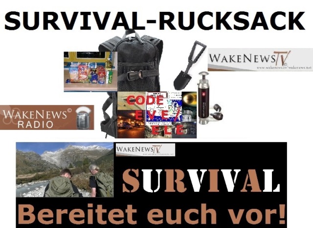 Wake News SURVIVAL Rucksack