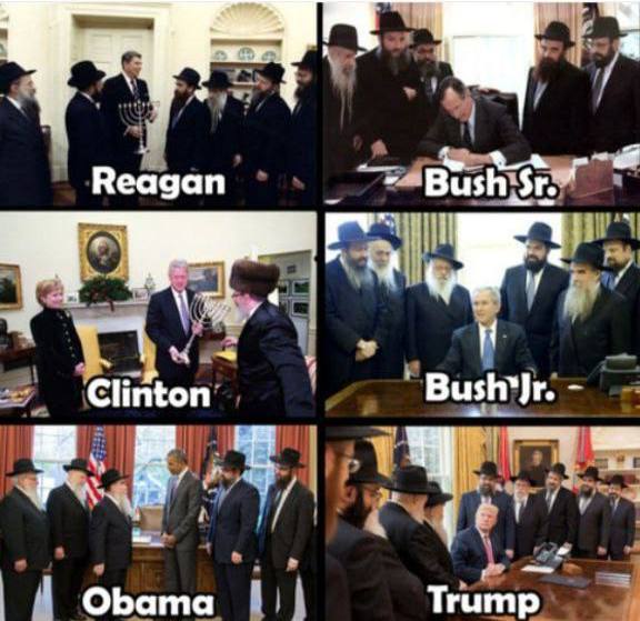 Sekte Chabad Lubawitsch kontrolliert alle US-Präsidenten